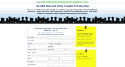 Desktop Screenshot of gkscholarship.com