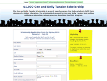 Tablet Screenshot of gkscholarship.com